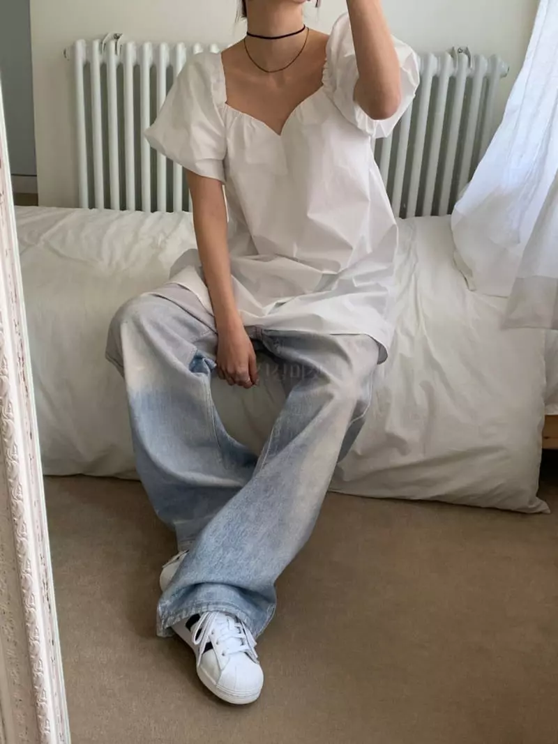 More Than - Korean Women Fashion - #thatsdarling - Puff One-piece - 5