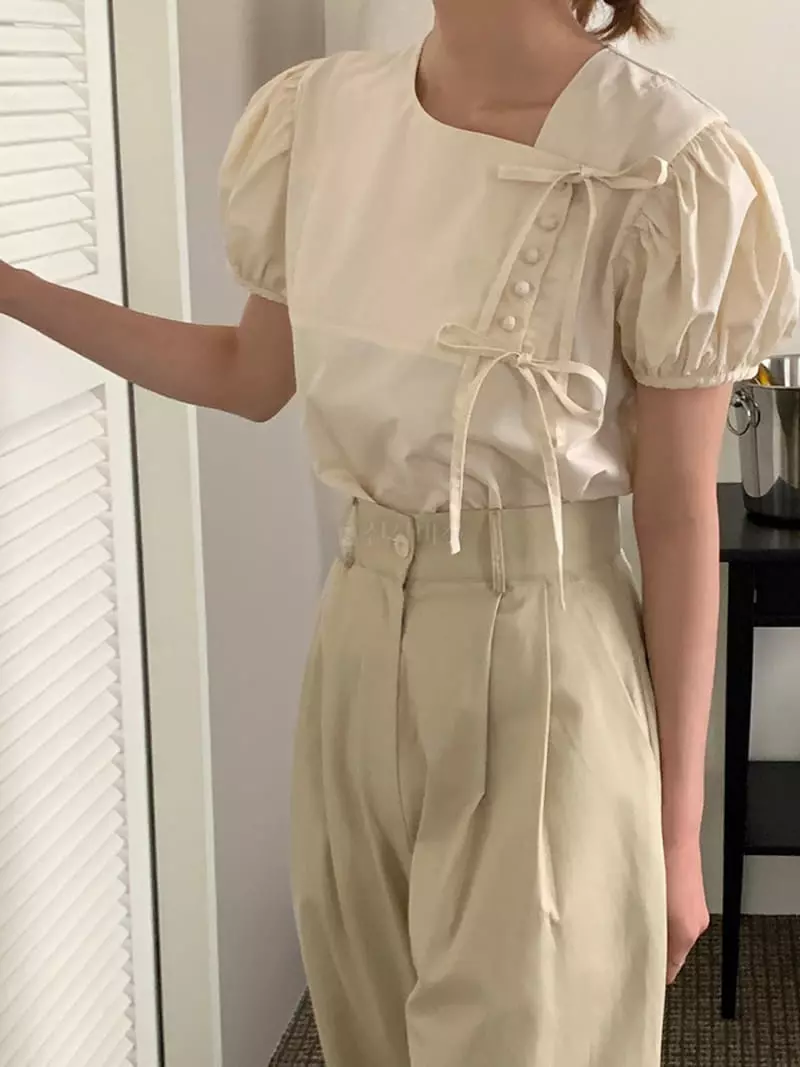 More Than - Korean Women Fashion - #thelittlethings - Bazle Blouse - 2