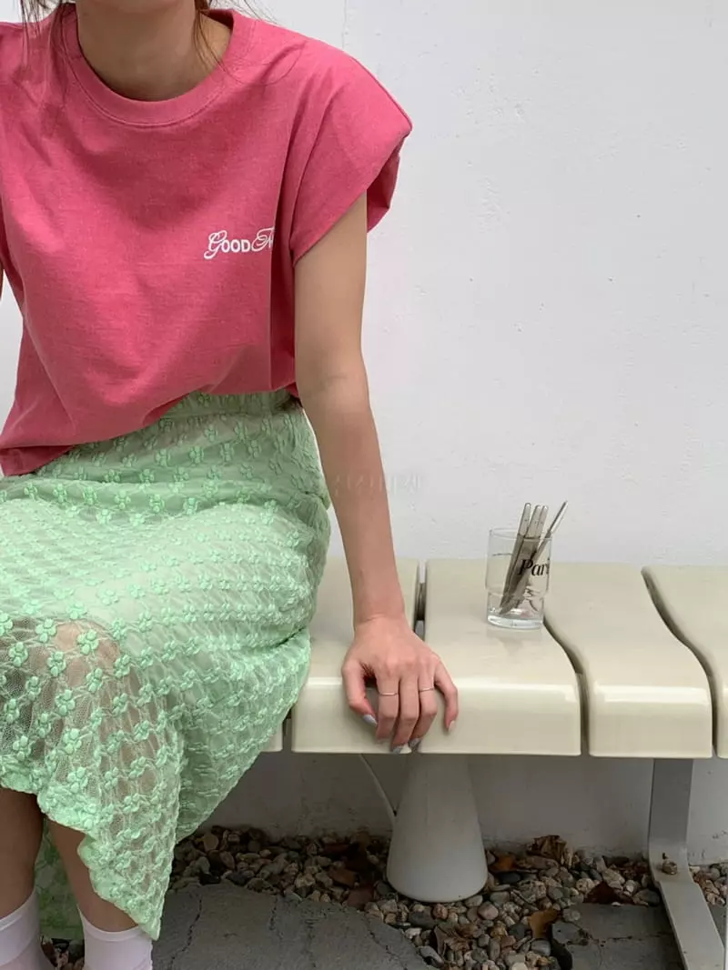 More Than - Korean Women Fashion - #vintageinspired - Flower Lace Skirt - 3