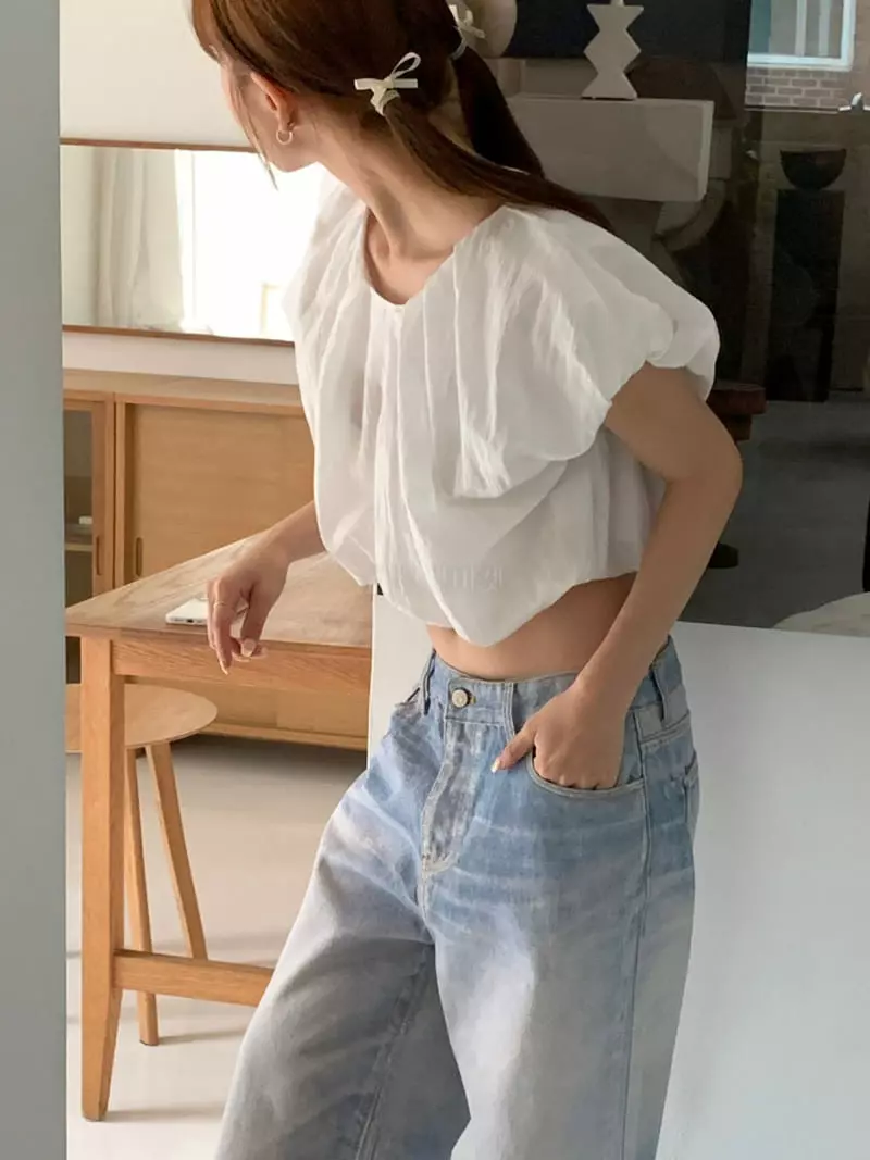 More Than - Korean Women Fashion - #vintagekidsstyle - Shinning Blouse