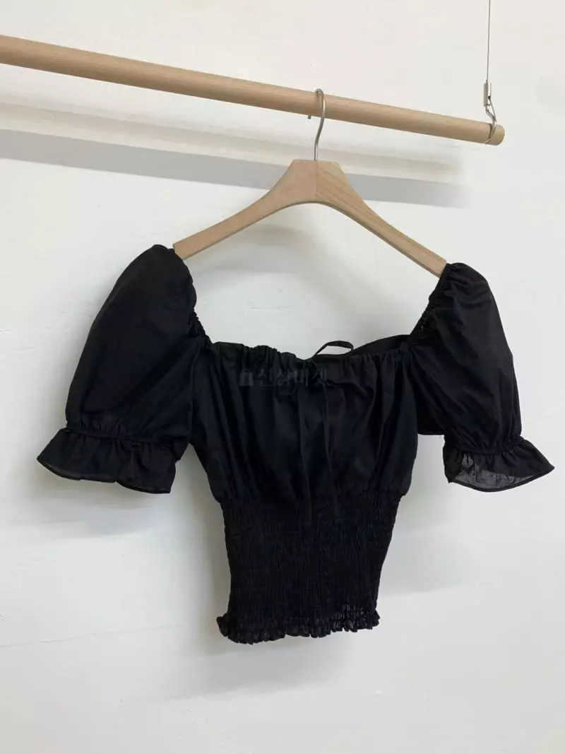 More Than - Korean Women Fashion - #womensfashion - Kitch Smocked Blouse - 9