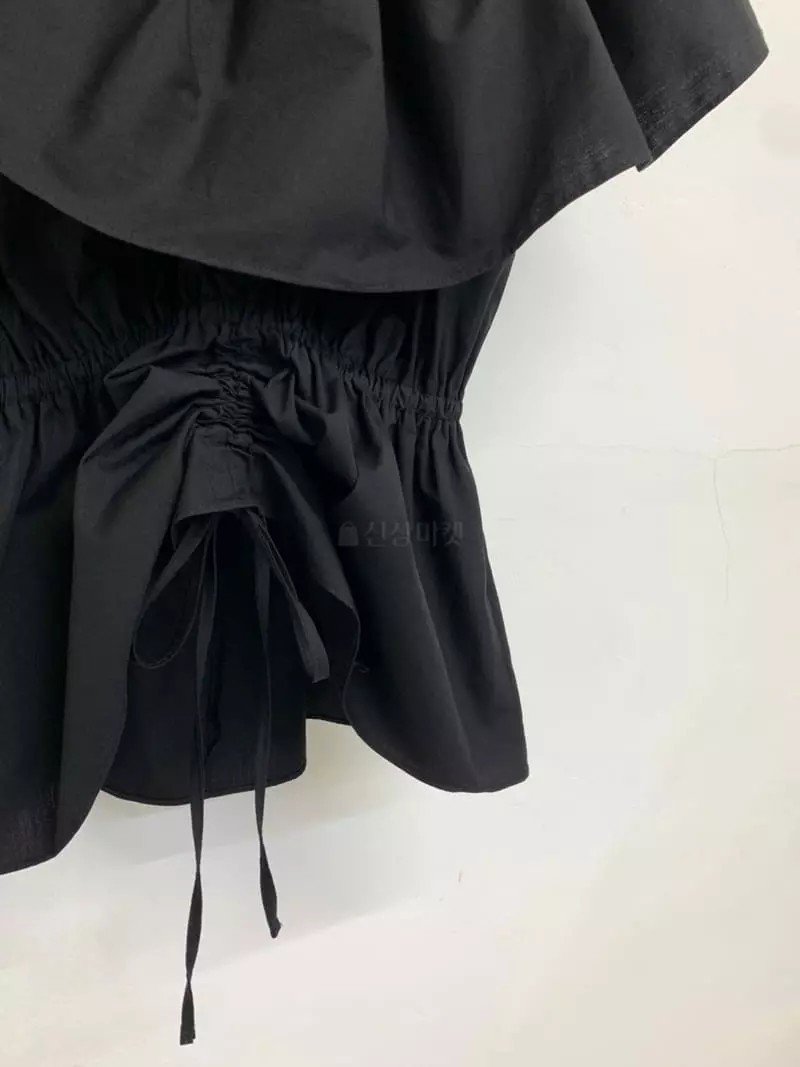 More Than - Korean Women Fashion - #womensfashion - One Shoulder Blouse - 10