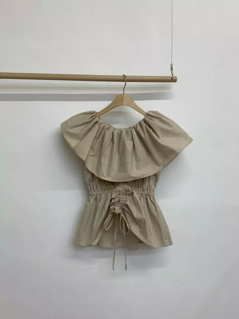 More Than - Korean Women Fashion - #womensfashion - One Shoulder Blouse - 12