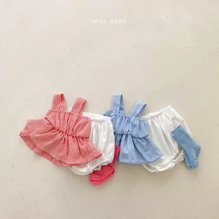 Mos Bebe - Korean Baby Fashion - #babyboutique - Hawaii Bloomer Top Bottom Set - 11