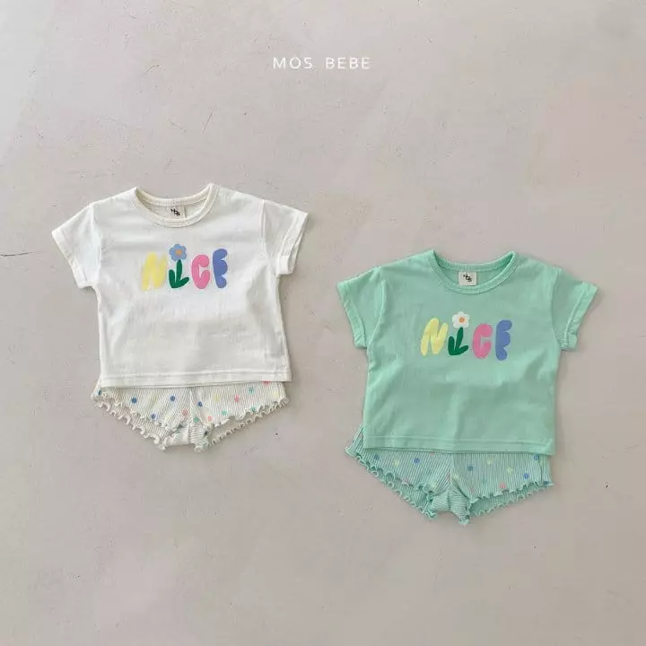 Mos Bebe - Korean Baby Fashion - #babyfashion - Nice Top Bottom Set