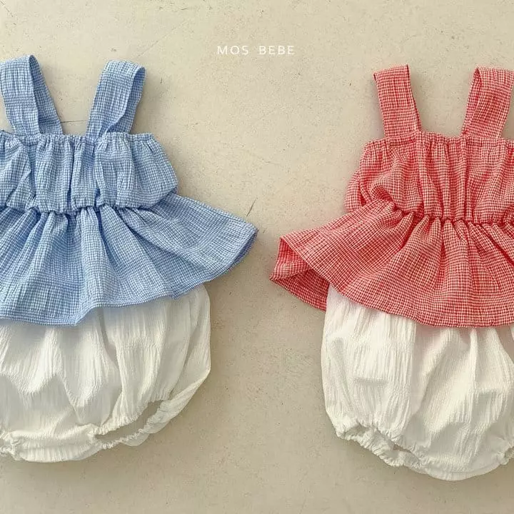 Mos Bebe - Korean Baby Fashion - #babyfever - Hawaii Bloomer Top Bottom Set