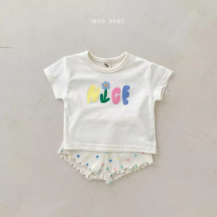 Mos Bebe - Korean Baby Fashion - #babygirlfashion - Nice Top Bottom Set - 3