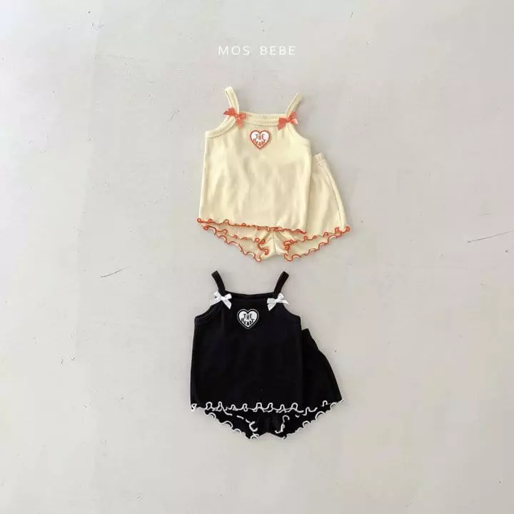 Mos Bebe - Korean Baby Fashion - #babyootd - Jenny Top Bottom Set - 7