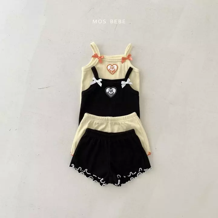Mos Bebe - Korean Baby Fashion - #babyoutfit - Jenny Top Bottom Set - 8