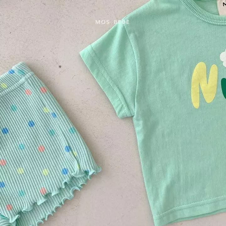 Mos Bebe - Korean Baby Fashion - #babyoutfit - Nice Top Bottom Set - 8