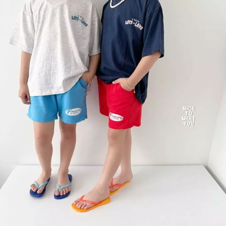 Nice To Meet You - Korean Children Fashion - #kidsshorts - Pangi Shorts - 2