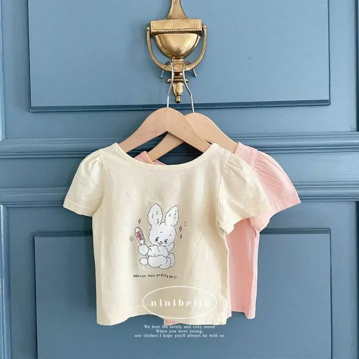 Ninibello - Korean Children Fashion - #magicofchildhood - Rabbit Puff Tee - 5