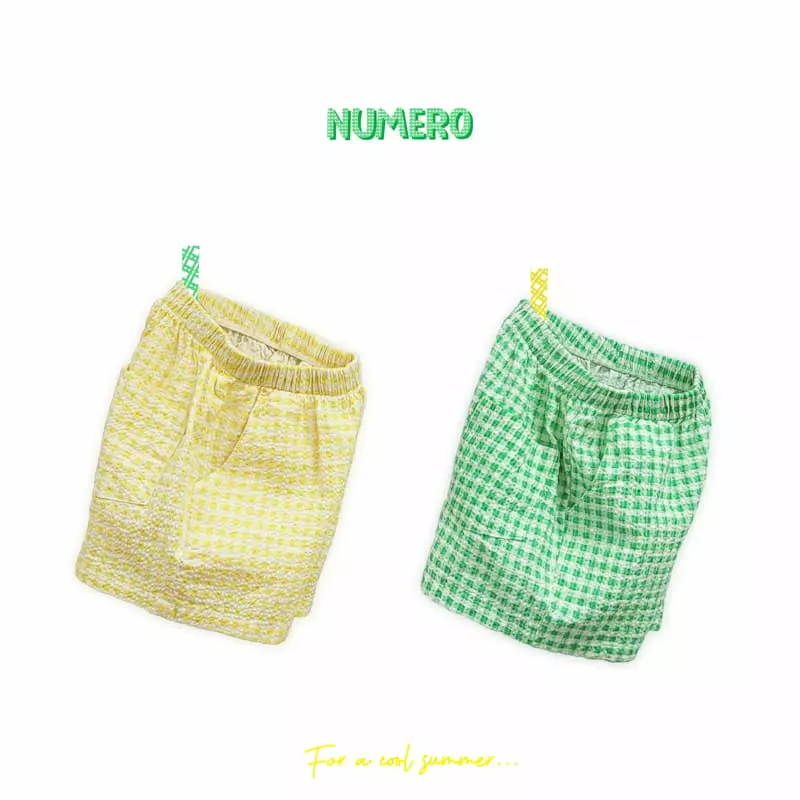 Numero - Korean Children Fashion - #Kfashion4kids - Bobo Check Shorts - 6