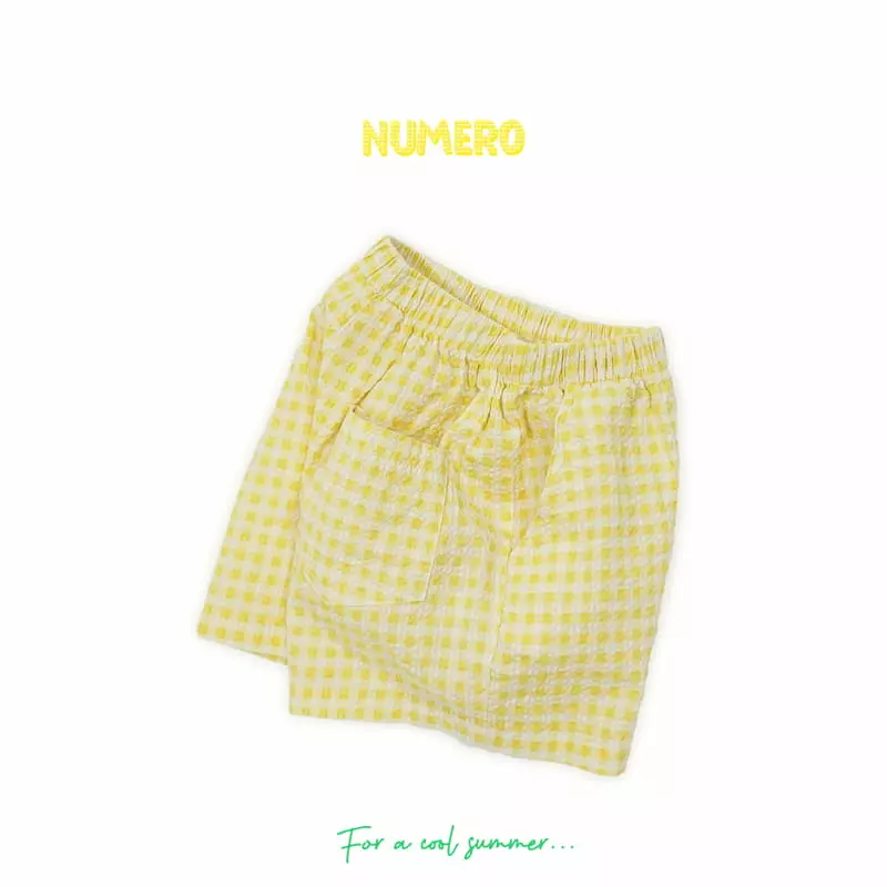 Numero - Korean Children Fashion - #discoveringself - Bobo Check Shorts