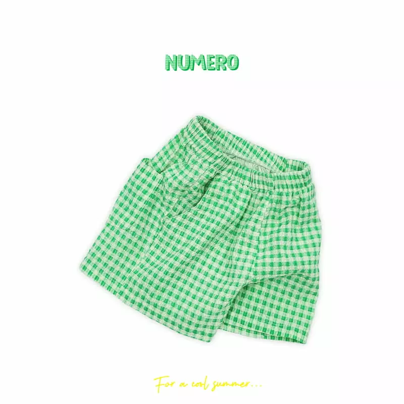 Numero - Korean Children Fashion - #magicofchildhood - Bobo Check Shorts - 8