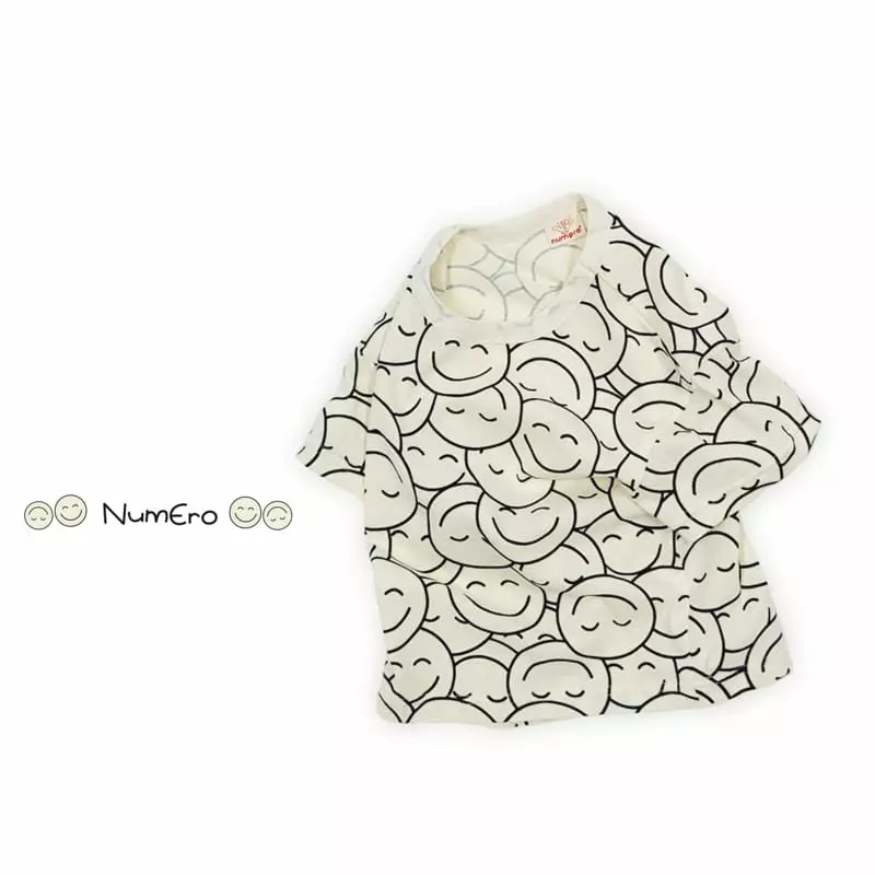 Numero - Korean Children Fashion - #minifashionista - Smile Tee - 8