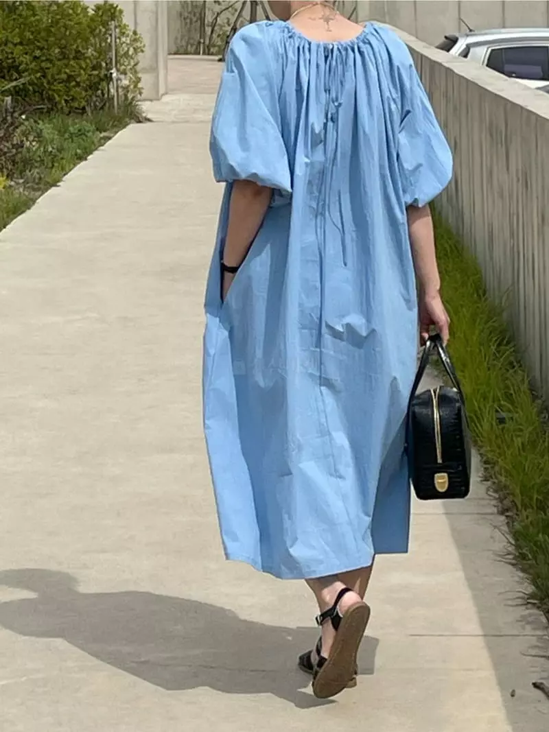 Oli Seoul - Korean Women Fashion - #momslook - Free Ling One-piece - 2