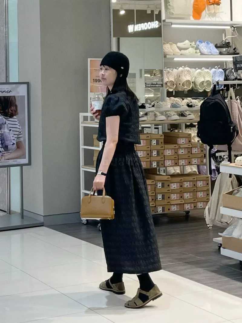 Oli Seoul - Korean Women Fashion - #momslook - Sujan Black Two Piece - 5