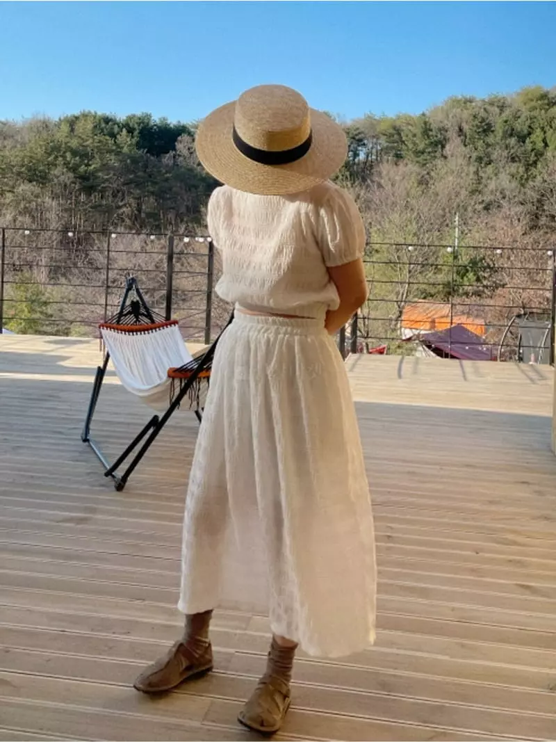 Oli Seoul - Korean Women Fashion - #momslook - Ivory Sujan Two piece - 8