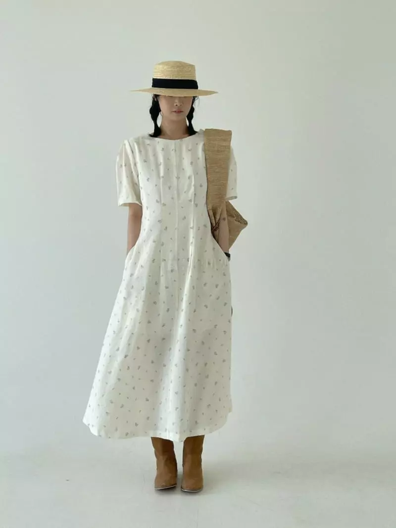 Oli Seoul - Korean Women Fashion - #momslook - Ivory Sola One-piece