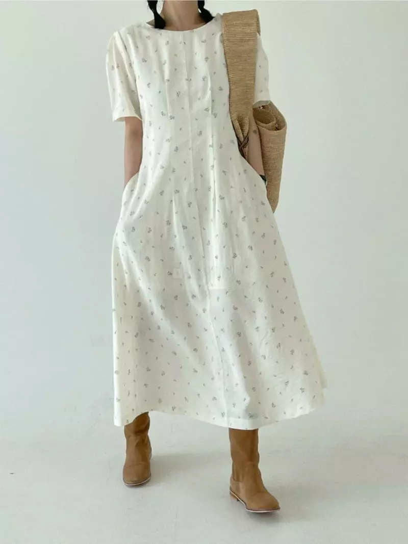 Oli Seoul - Korean Women Fashion - #shopsmall - Ivory Sola One-piece - 8
