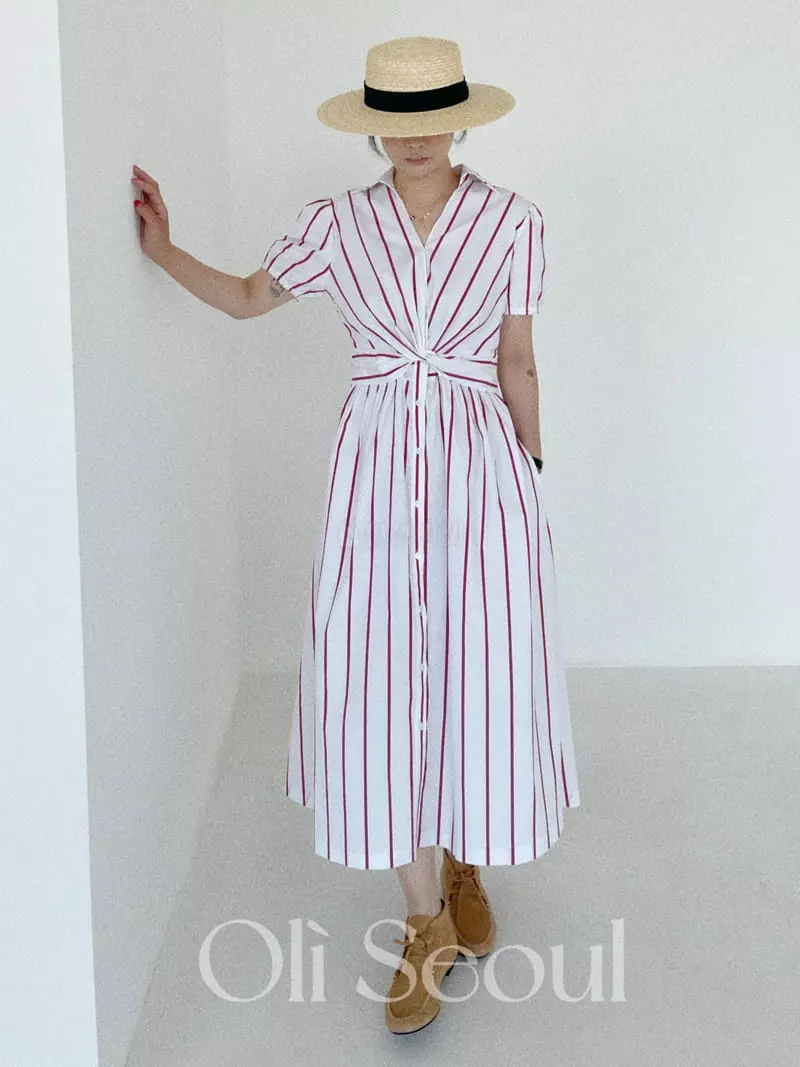 Oli Seoul - Korean Women Fashion - #womensfashion - Red Signal One-piece - 8