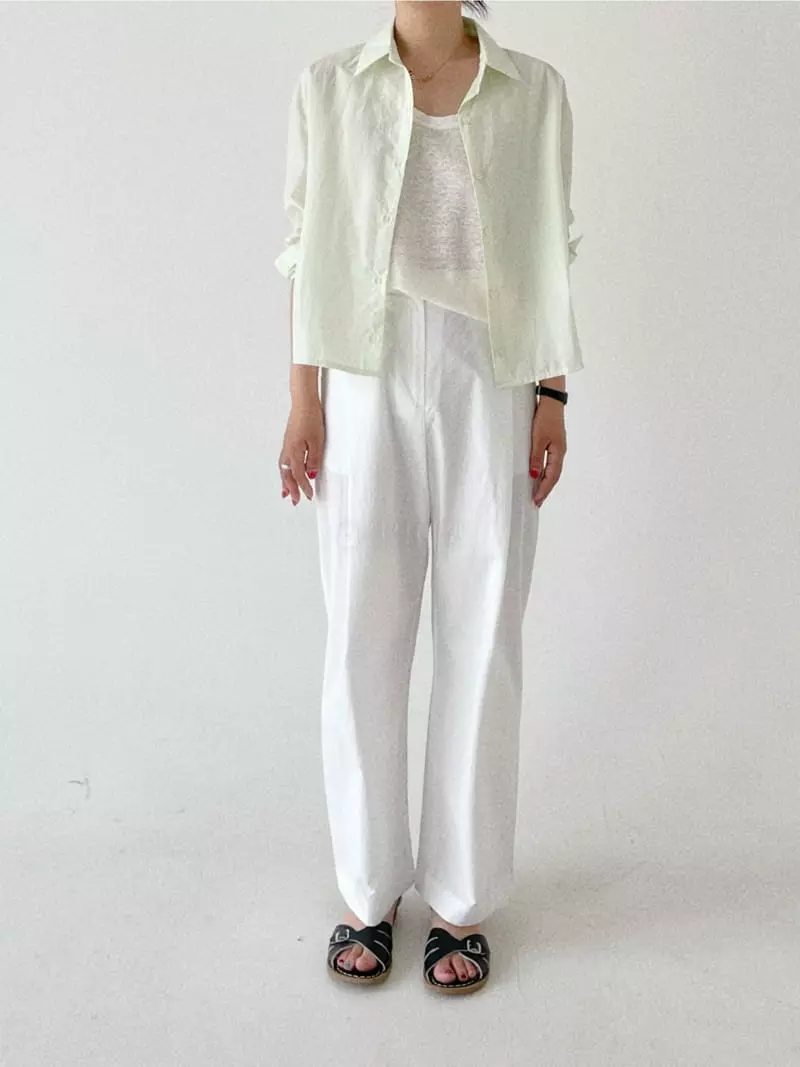 Oli Seoul - Korean Women Fashion - #womensfashion - Light Mint Shirt