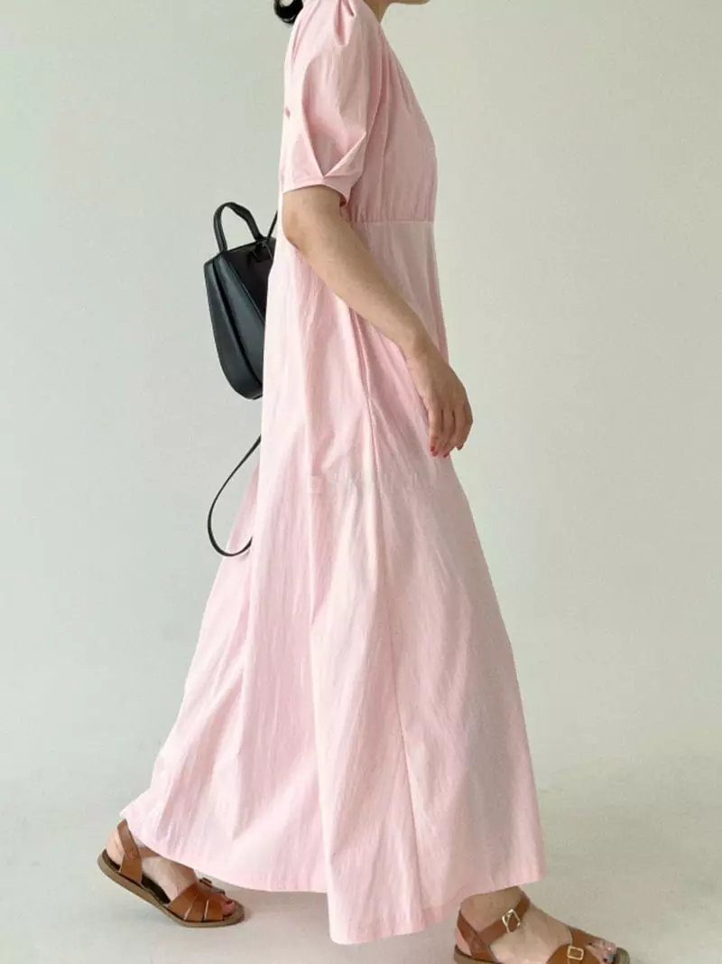 Oli Seoul - Korean Women Fashion - #womensfashion - Pink Saint One-piece - 6