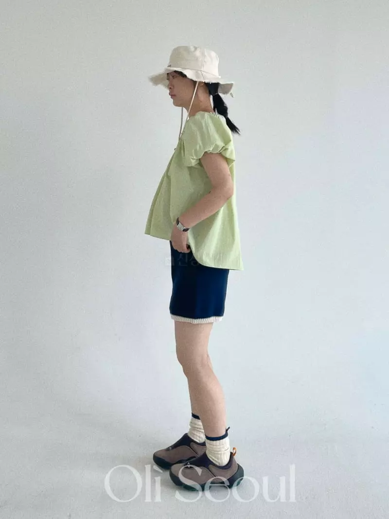 Oli Seoul - Korean Women Fashion - #womensfashion - Mint Sugar Blouse - 2