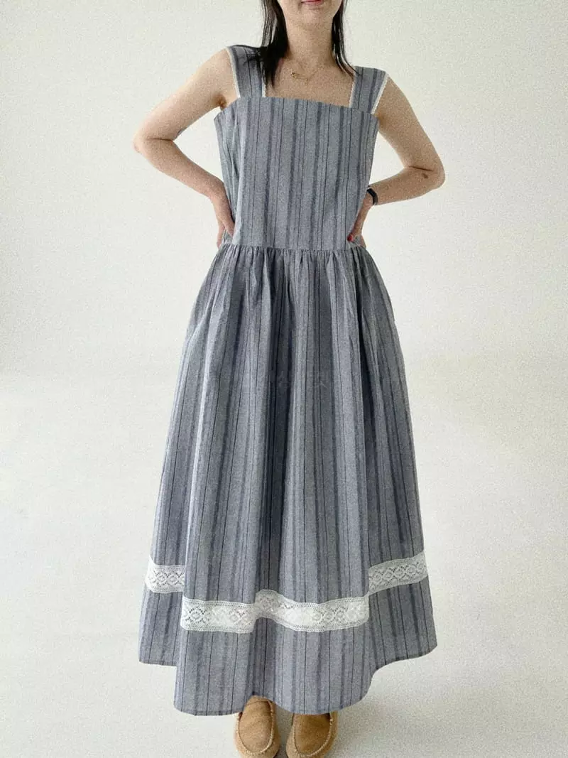Oli Seoul - Korean Women Fashion - #womensfashion - Denim Daisy One-piece - 12