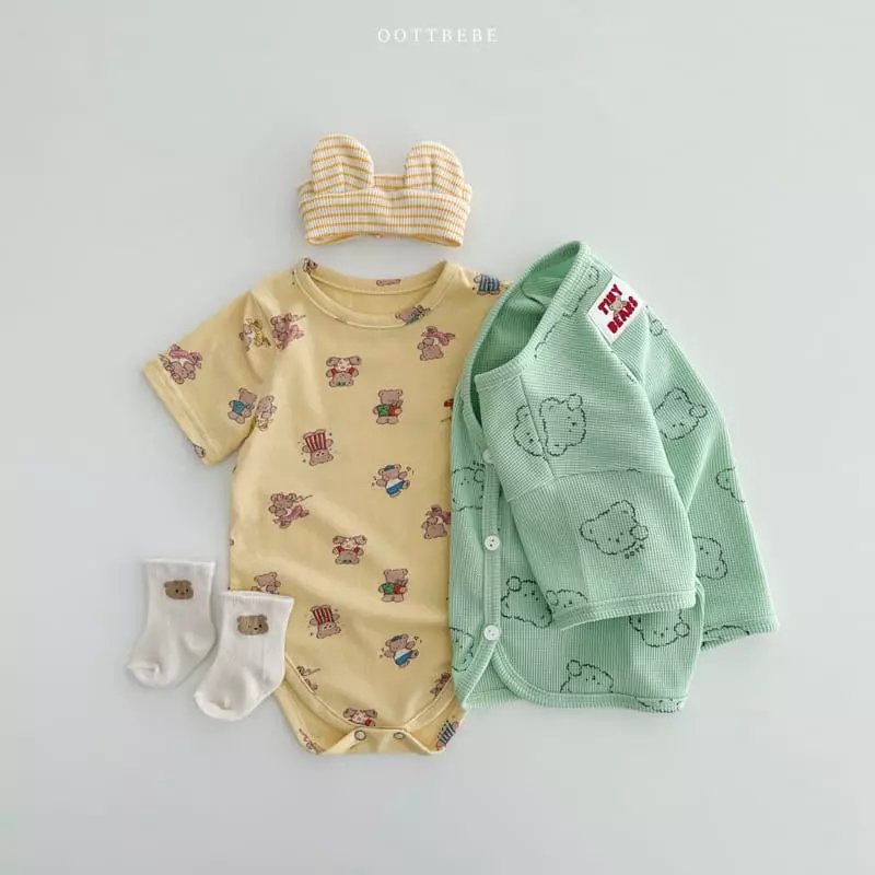 Oott Bebe - Korean Baby Fashion - #babyboutique - Friends Bodysuit - 10