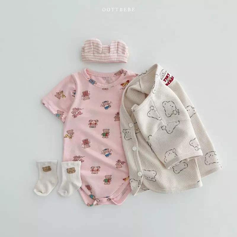 Oott Bebe - Korean Baby Fashion - #babyboutique - Friends Bodysuit - 11