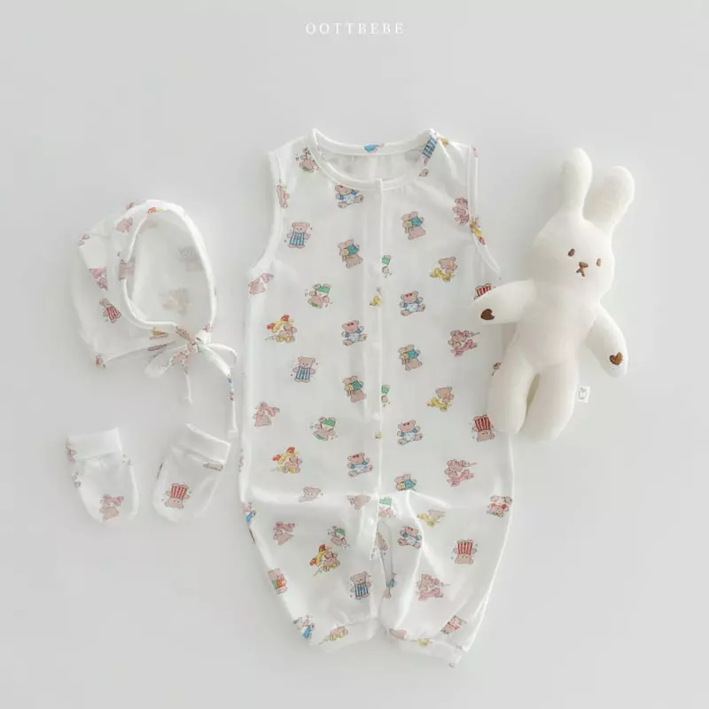 Oott Bebe - Korean Baby Fashion - #babyboutiqueclothing - Friends Sleeveless Bodysuit - 9