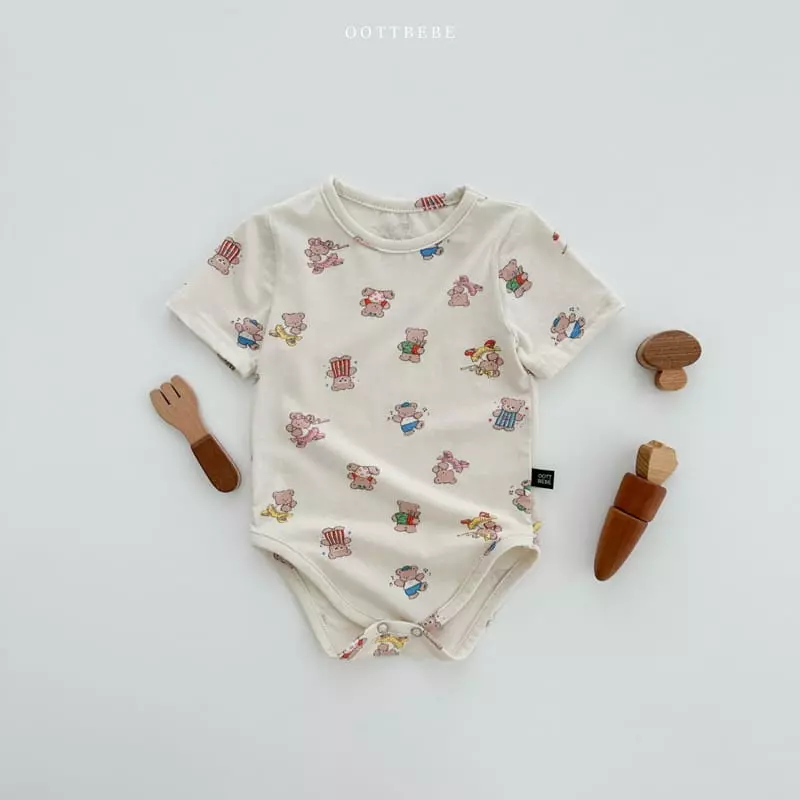 Oott Bebe - Korean Baby Fashion - #babylifestyle - Friends Bodysuit - 2
