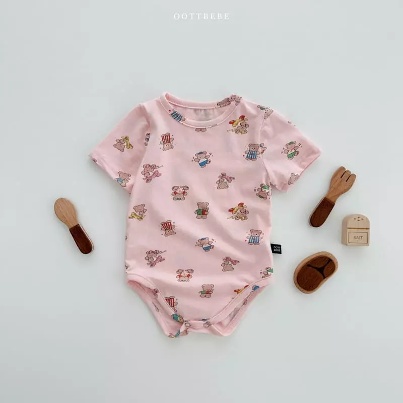 Oott Bebe - Korean Baby Fashion - #babyoninstagram - Friends Bodysuit - 4