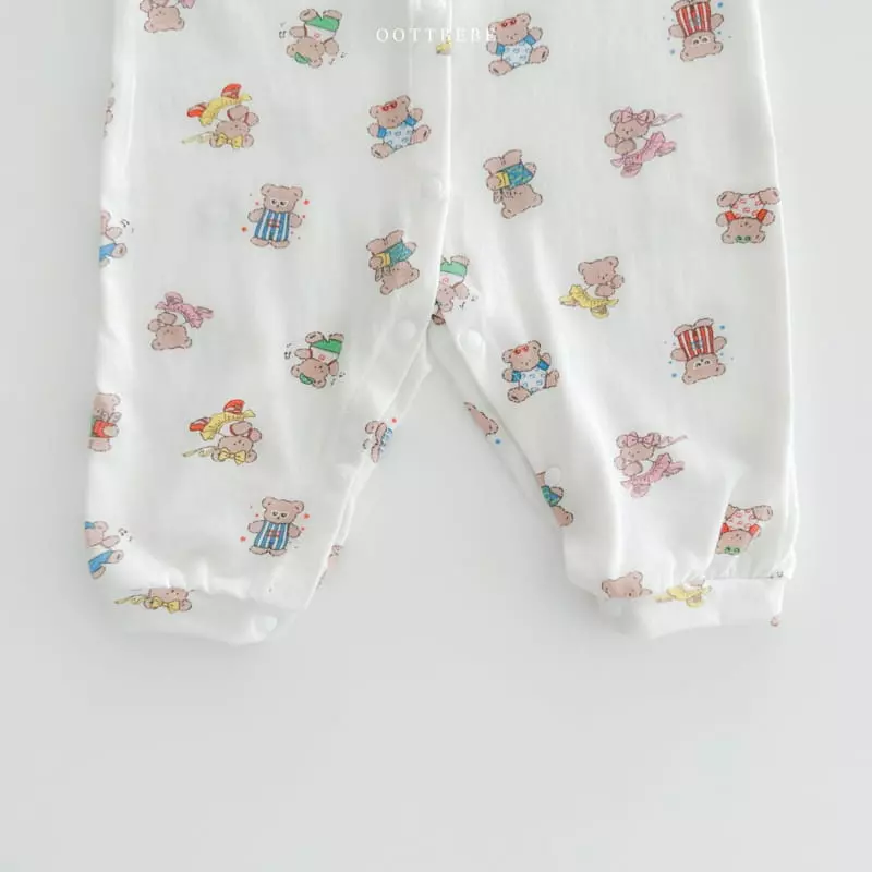 Oott Bebe - Korean Baby Fashion - #babyoutfit - Friends Sleeveless Bodysuit - 4