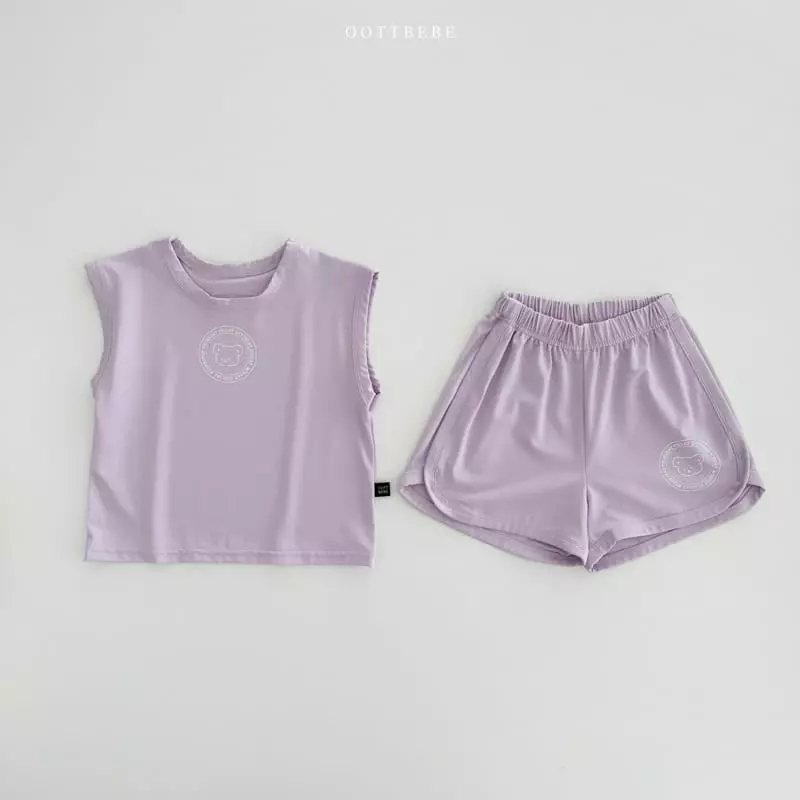 Oott Bebe - Korean Children Fashion - #kidsstore - Week Mesh Top Bottom Set - 5