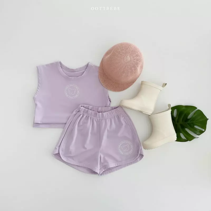 Oott Bebe - Korean Children Fashion - #magicofchildhood - Week Mesh Top Bottom Set - 9