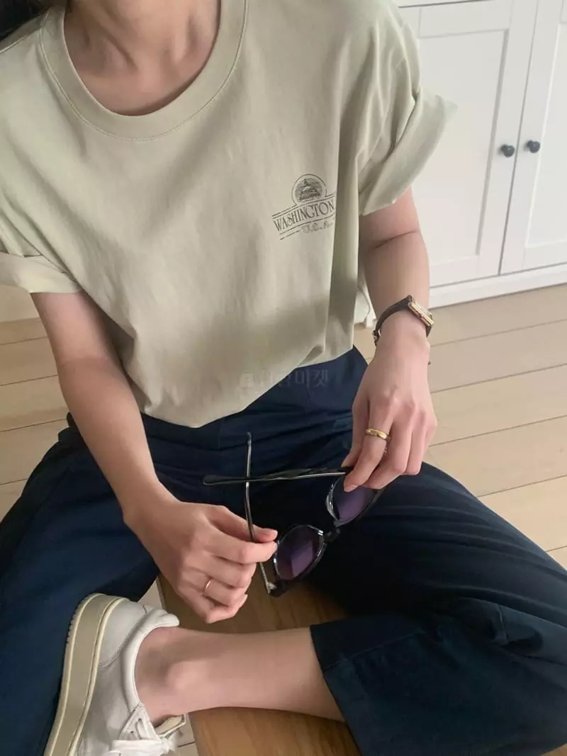 Ovu - Korean Women Fashion - #momslook - Washington Tee - 10