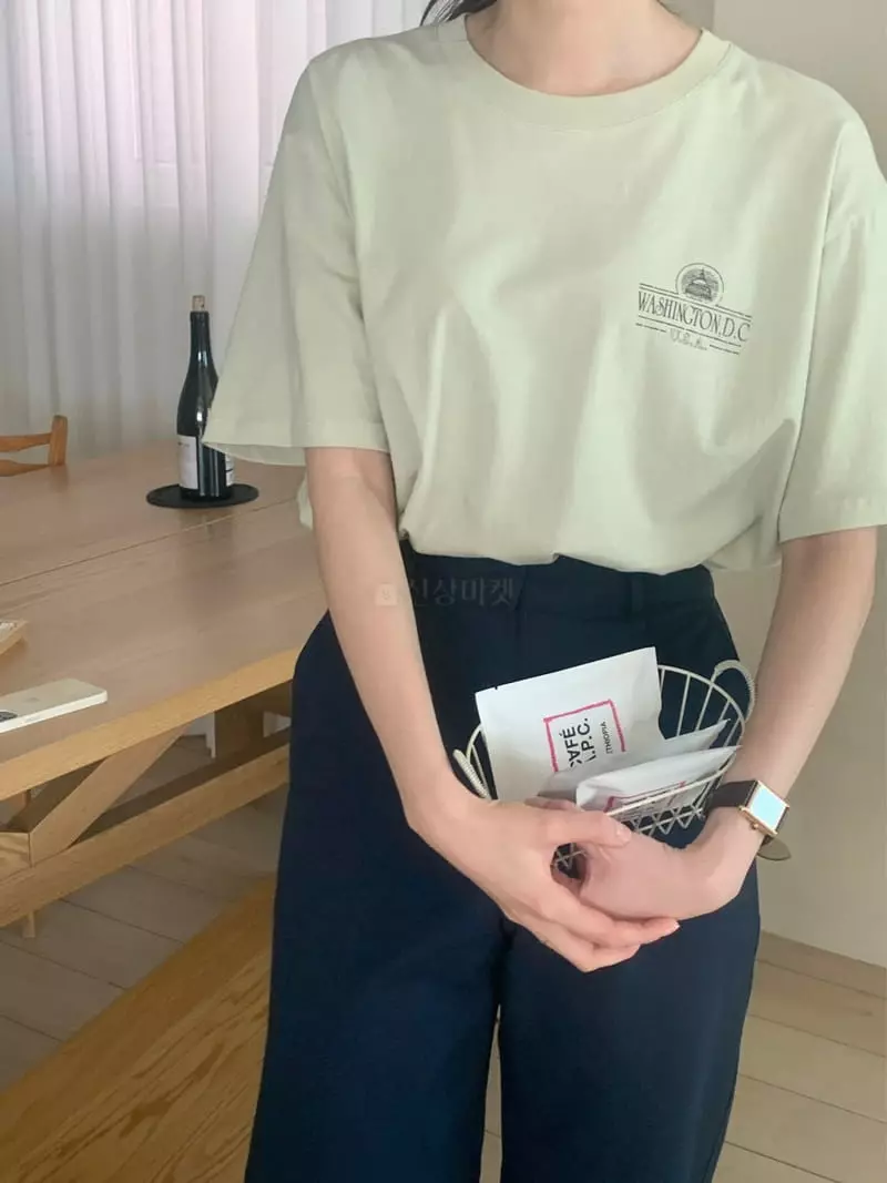 Ovu - Korean Women Fashion - #momslook - Washington Tee - 12