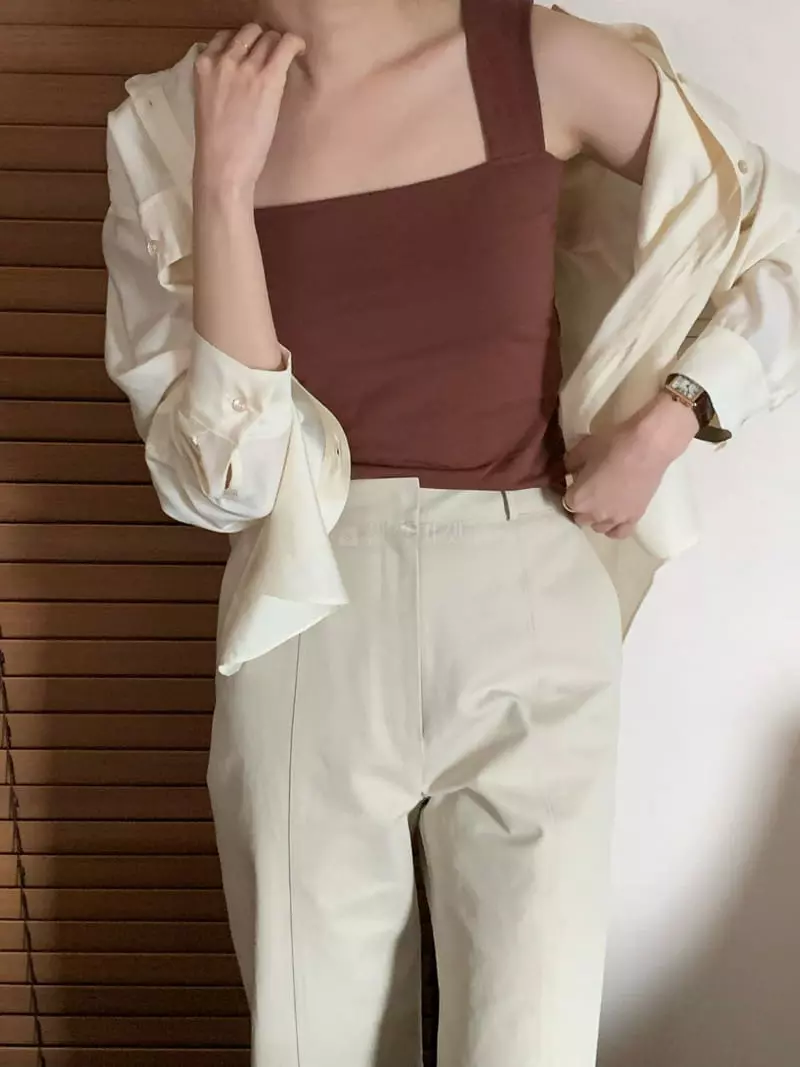 Ovu - Korean Women Fashion - #momslook - Square Sleeveless - 9
