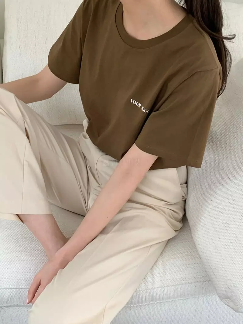 Ovu - Korean Women Fashion - #momslook - Soul Tee - 12