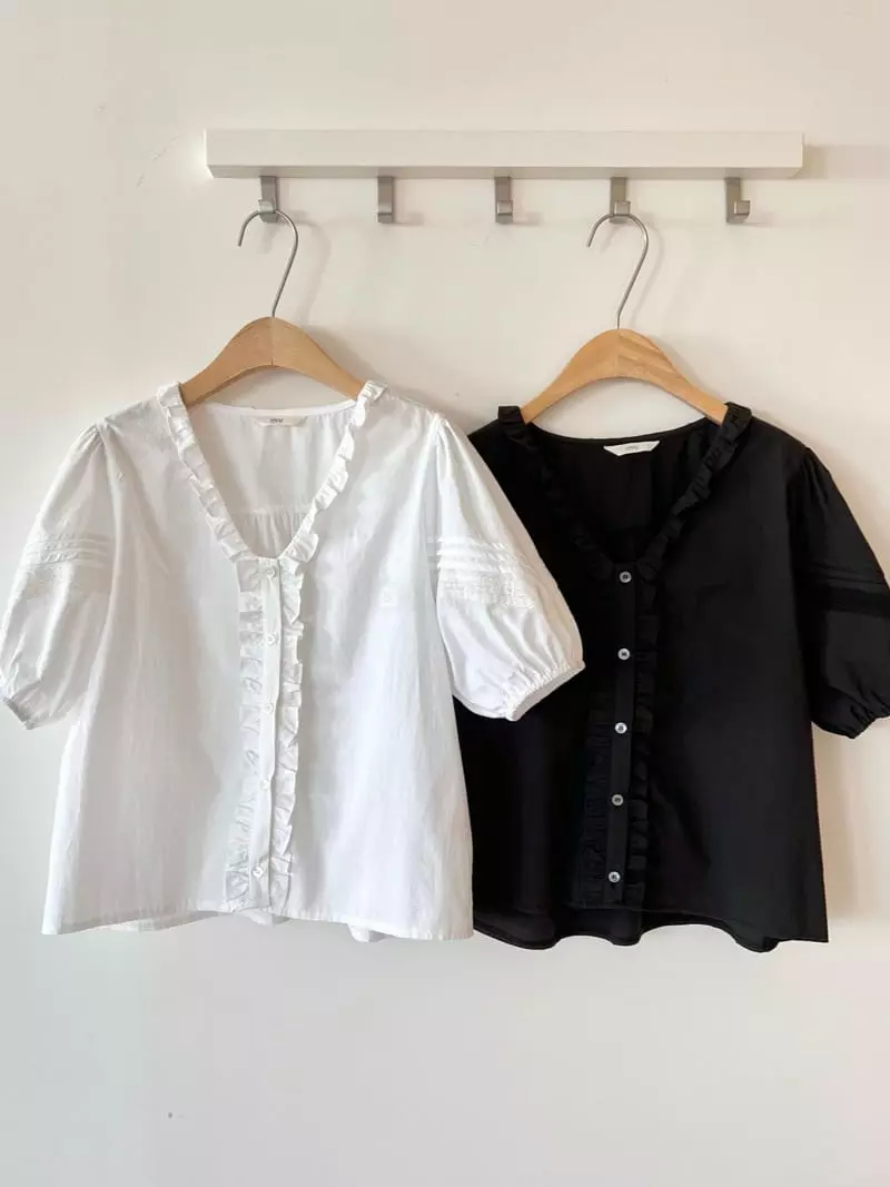 Ovu - Korean Women Fashion - #momslook - Shasha Blouse - 11