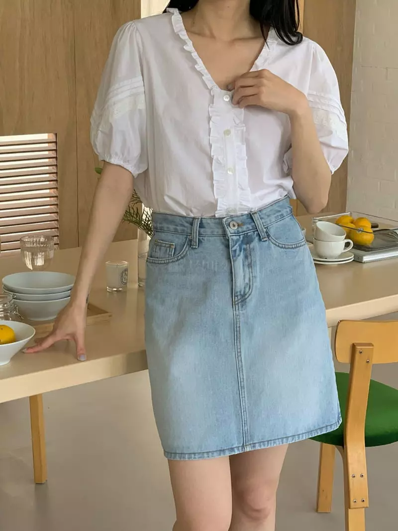 Ovu - Korean Women Fashion - #momslook - Shasha Blouse - 3