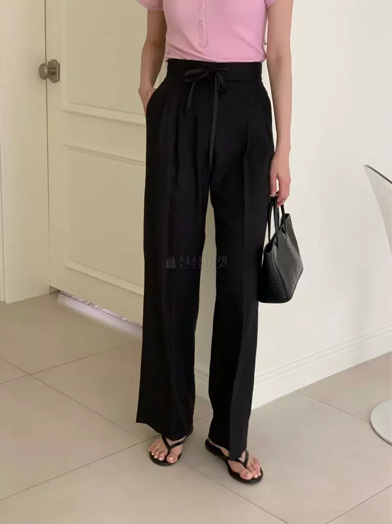 Ovu - Korean Women Fashion - #momslook - Linen Pants - 10