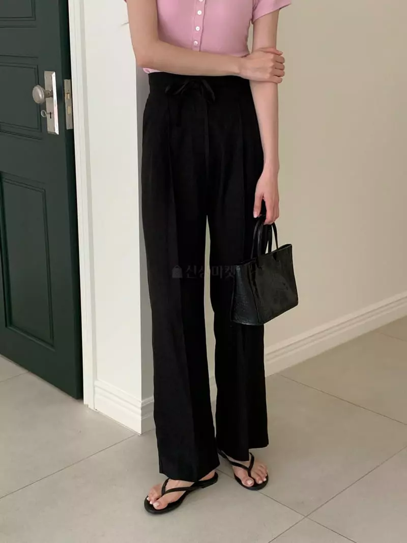 Ovu - Korean Women Fashion - #momslook - Linen Pants - 11