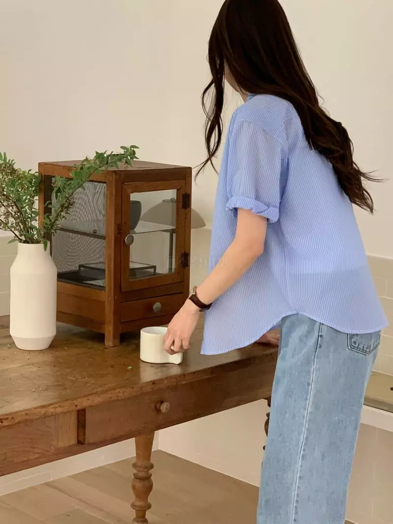 Ovu - Korean Women Fashion - #womensfashion - Twist Shirt - 4