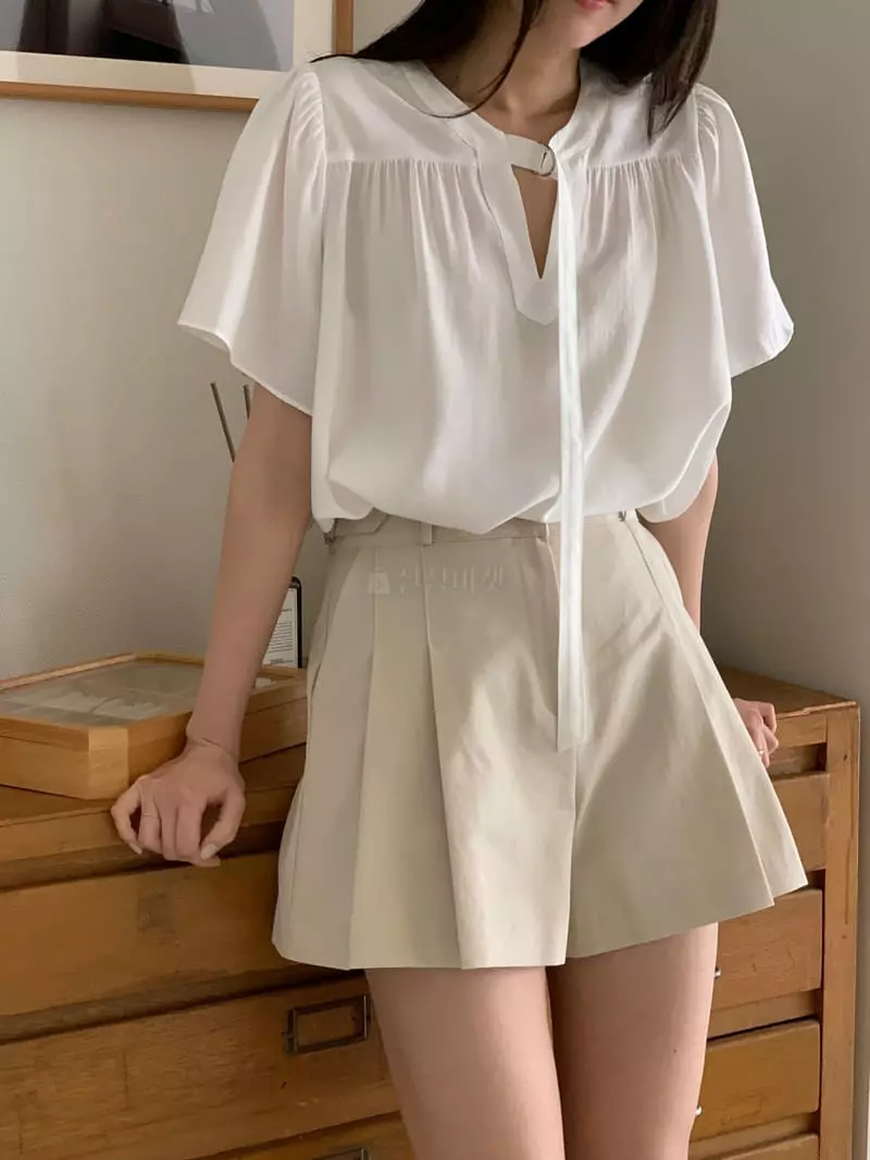Ovu - Korean Women Fashion - #romanticstyle - Kinder Blouse - 7