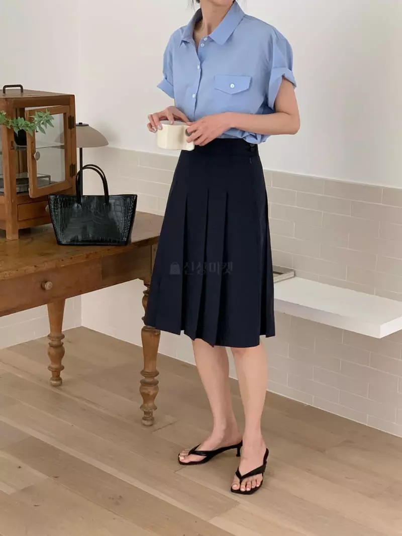 Ovu - Korean Women Fashion - #shopsmall - Ponny Wrinkle Skirt - 9