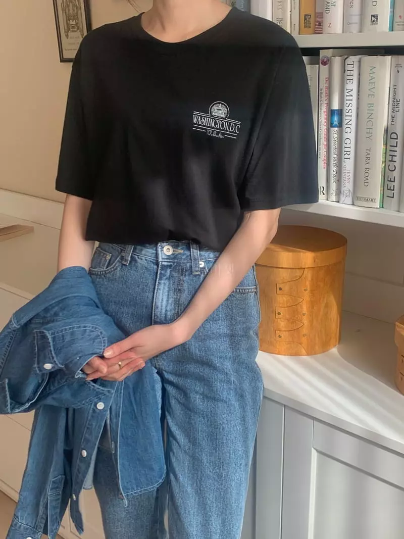 Ovu - Korean Women Fashion - #shopsmall - Washington Tee - 3